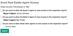 Real Estate Agent access form