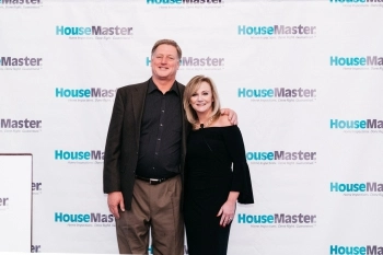 HouseMaster's franchise owner Wes Villard with wife.