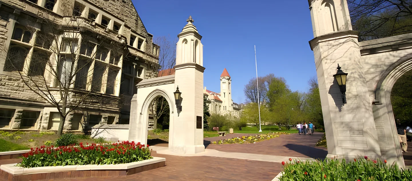 Sample Gates at Indiana University Bloomington.
