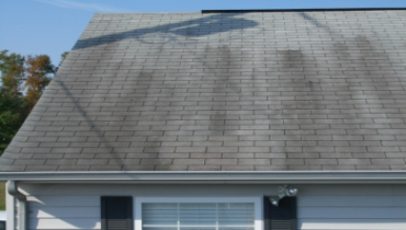 A close-up of a roof.