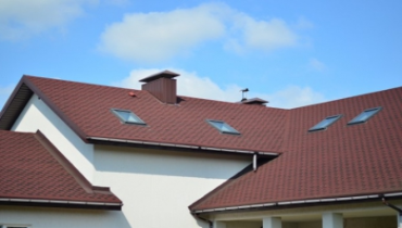 A close-up of a roof top.