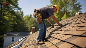 Albany Saratoga home inspector checking roof.